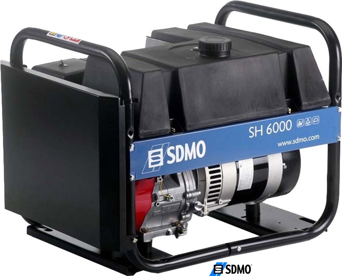 Бензиновый генератор SDMO SH 6000 E-S